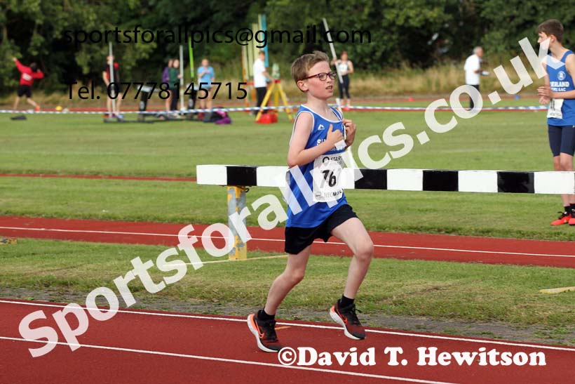800 metres, 2021 North East Grand Prix 6, Monkton, Wednesday, August 4th. Photo: David T. Hewitson/Sports for All Pics